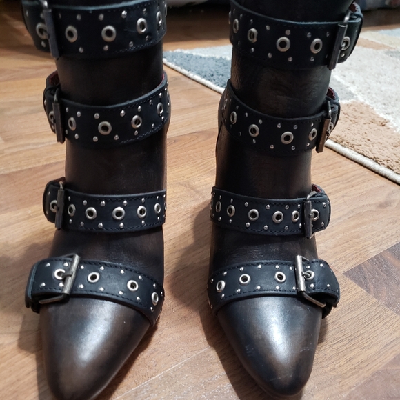 Freebird by Steven Joust boots distressed black - Picture 5 of 12